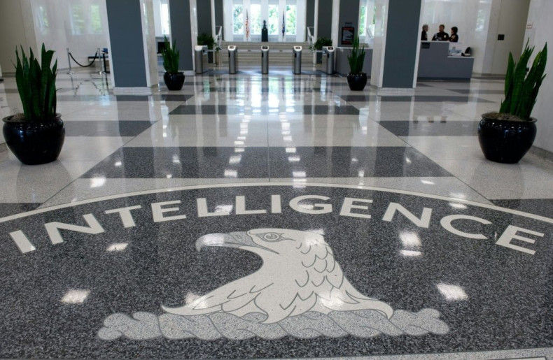 The Central Intelligence Agency (CIA) seal displayed in the lobby of CIA Headquarters in Langley, Virginia