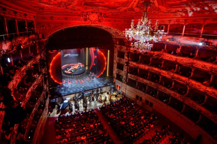 Ferrari broke with tradition by unveiling its SF1000 at the Teatro Romolo-Valli in Reggio Emilia, not far from its Maranello stronghold