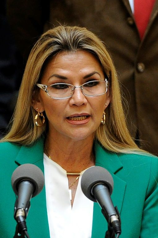 Bolivia's center-right interim President Jeanine Anez is running in the May election to win the job, but she is currently polling in fourth place