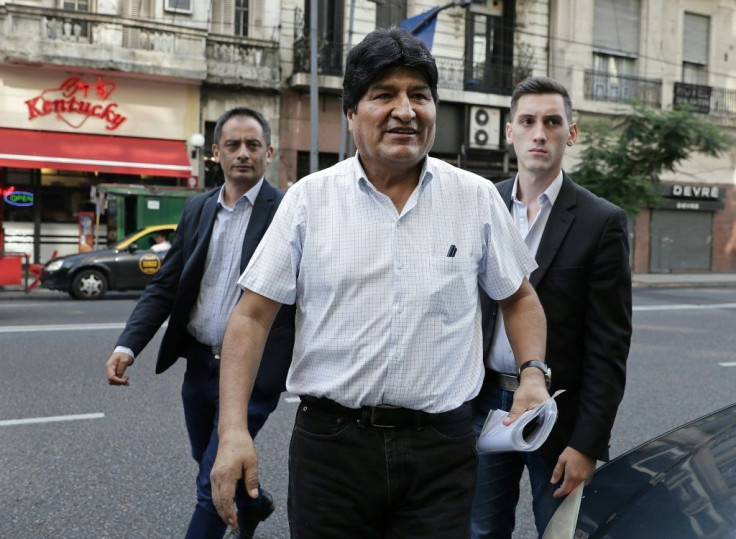 Bolivian ex-president Evo Morales now lives in exile in Argentina, but the candidate for his leftist party is still leading in opinion polls ahead of the May 3 presidential election
