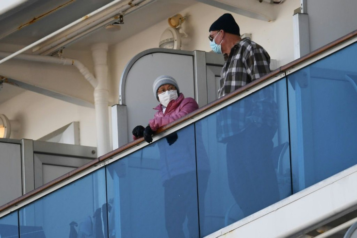 Passengers have to wear face masks when leaving their cabins