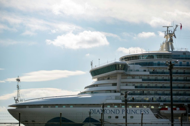 The atmosphere is in stark contrast to the gloom encasing the Diamond Princess, a quarantined Japanese cruise ship riddled with the virus