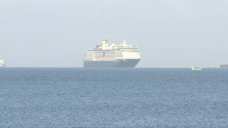 IMAGES A US cruise ship that was rejected at Asian ports over coronavirus fears arrives in Cambodia and waits to dock in Sihanoukville. The scheduled arrival on Thursday will bring an end to what was meant to be a dream 14-day cruise across Asia.