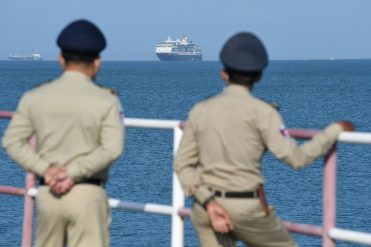The ship was turned away from Japan, Guam, the Philippines, Taiwan and Thailand over fears of the novel coronavirus