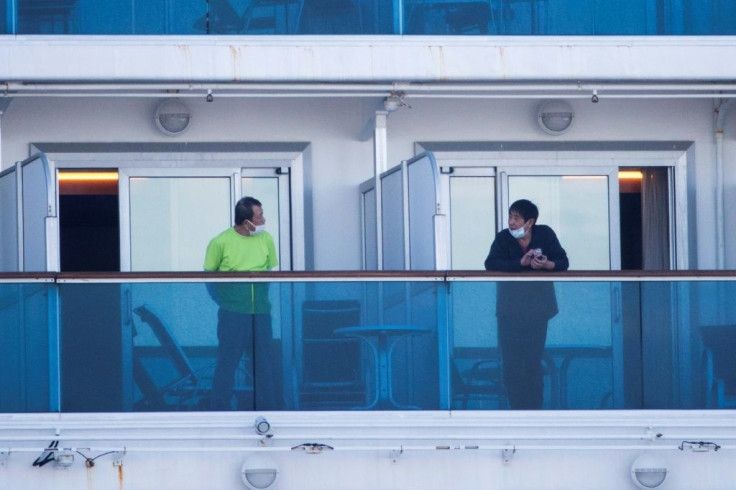 Passengers on the Diamond Princess are mostly confined to their cabins