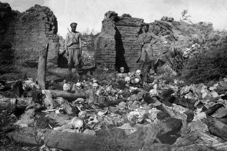 Armenians say 1.5 million of their people died under the Ottoman Empire from 1915-1917
