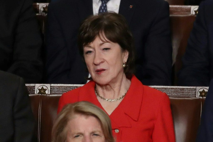 Senator Susan Collins was among Republicans to buck their party's leadership and vote to restrain President Donald Trump's ability to wage war on Iran