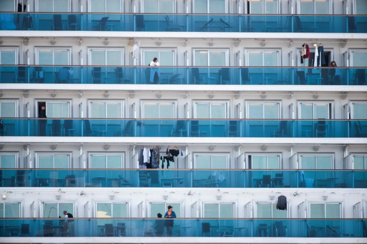 Passengers on the Diamond Princess are marking an unusual Valentine's Day aboard the quarantined cruise ship