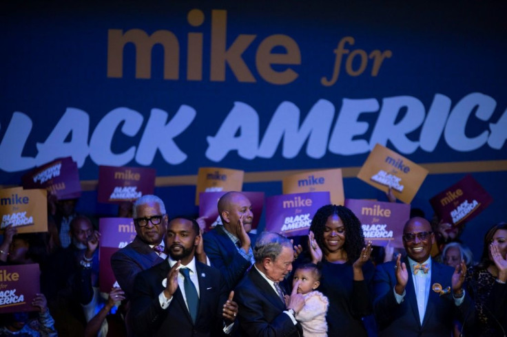 Former New York mayor Michael Bloomberg is hoping to rally the all-important black vote