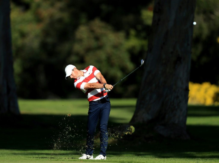 Northern Ireland's world number one Rory McIlroy is two shots off the lead heading into the third round of the US PGA Tour Genesis Invitational at Riviera Country Club