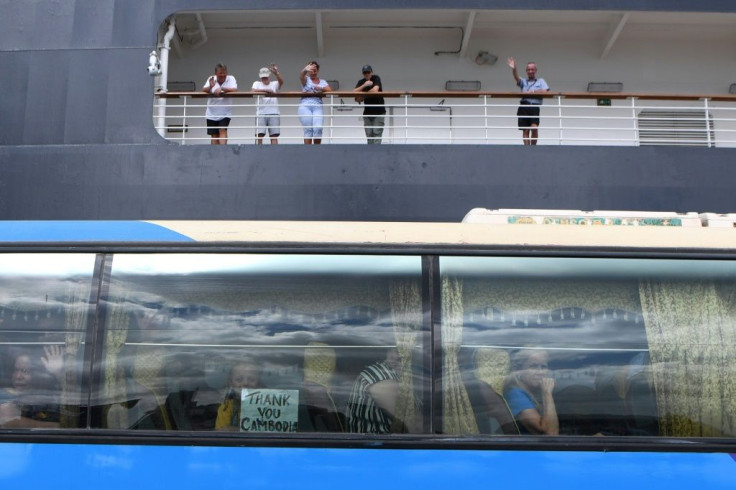 The Westerdam cruise ship remains docked at Cambodia's southern coastal town of Sihanoukville