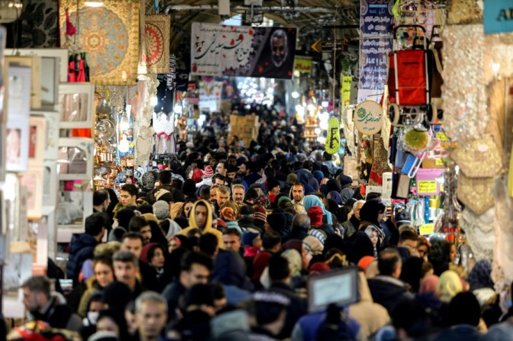 Shoppers in Tehran's Grand Bazaar said they would abstain in this week's elections to express their anger at the country's situation