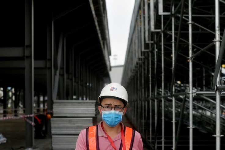 Construction is continuing at the Hanoi racetrack