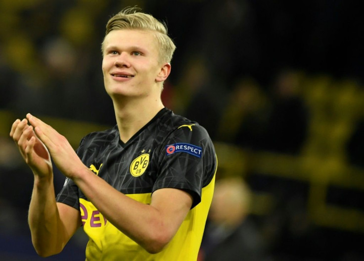 Dortmund's Norwegian forward Erling Braut Haaland is now the Champions League's joint top-scorer this season with 10 goals in Europe.