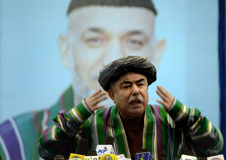 Afghan vice president  Abdul Rashid Dostum has urged supporters to oppose the election result