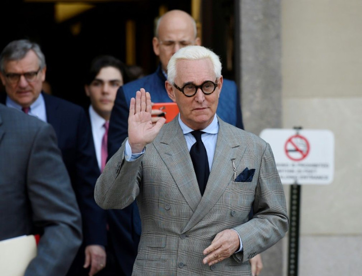 Roger Stone, pictured March 2019, appealed to overturn his conviction and accused jury members of being biased against him