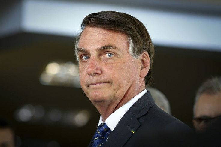 Le prÃ©sident brÃ©silien Jair Bolsonaro, le 15 janvier 2020 Ã  Brasilia