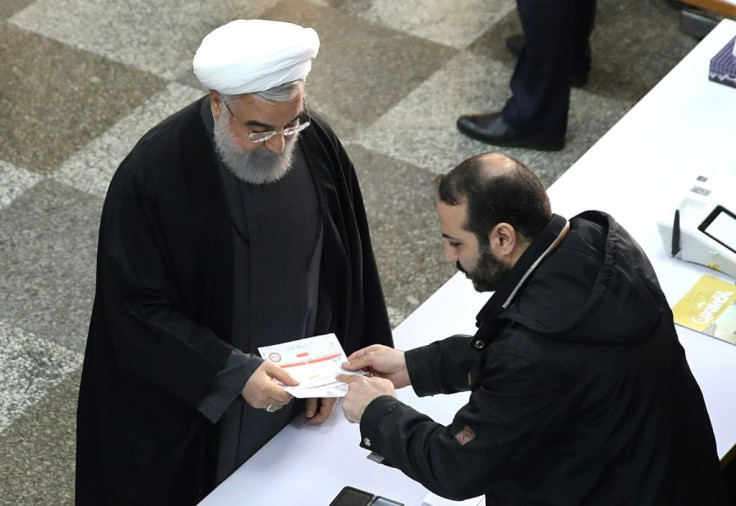 Iran's moderate conservative President Hassan Rouhani won re-election in 2017 promising more freedoms and the benefits of engagement with the West but now faces losing control of parliament to more conservative opponents