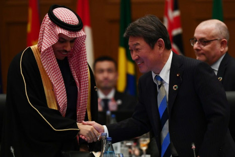Saudi Arabia took over the presidency of the G20 group from Japan at a foreign ministers' meeting in Nagoya in November