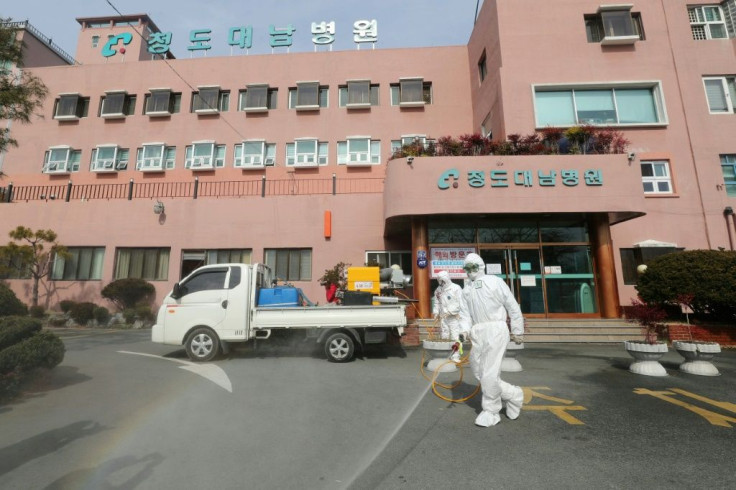 Among the new cases in South korea, 92 were 'related' to patients or staff at a hospital