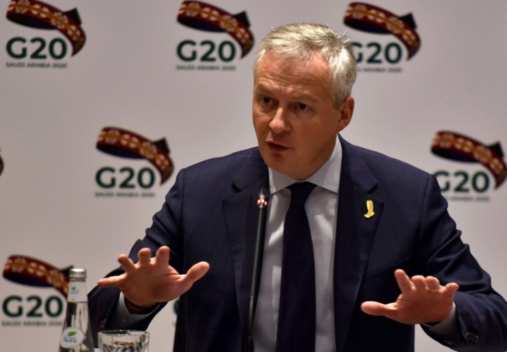 French Finance Minister Bruno Le Maire told his G20 counterparts the key question was whether the world economy would bounce back from the disruption caused by the coronavirus or slide into a protracted slowdown