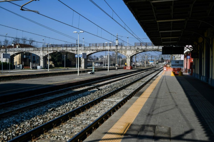 The train station, like most parts of the town of 15,000 people, was closed. No one was selling tickets, no passengers awaited trains