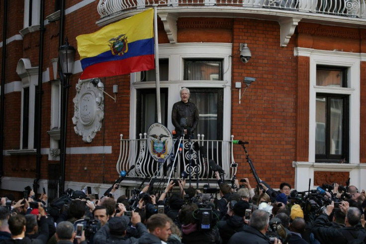 Julian Assange secured political asylum in Ecuador's London embassy and became international fugitive by breaching his UK bail conditions in 2012