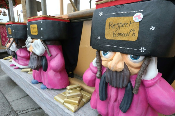 Denunciations of anti-Semitism follow a carnival parade in the Belgian town of Aalst that featured caricatures of Orthodox Jews obsessed with gold and money.