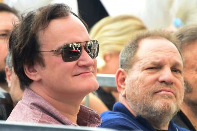 Filmmaker Quentin Tarantino and former producer Harvey Weinstein, once the toast of Hollywood but now disgraced for sex crimes, shown here in 2016