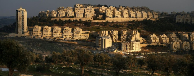 A view of the Israeli settlement of Har Homa in East Jerusalem: Israeli Prime Minister Benjamin Netanyahu has announced plans to build thousands of new homes for Jewish settlers in East Jerusalem, an area claimed by the Palestinians