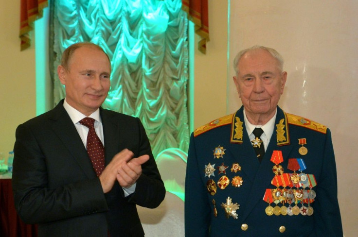 The last marshal of the Soviet Union Dmitry Yazov (right), with President Vladimir Putin, has died aged 95