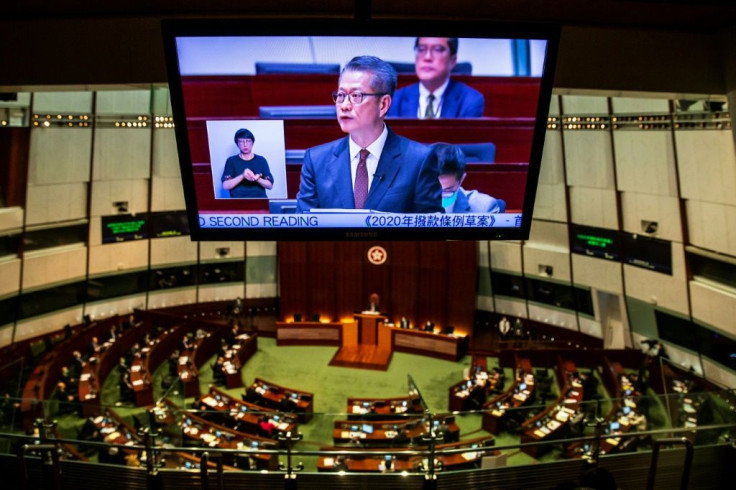 Hong Kong Financial Secretary Paul Chan unveiled a major stimulus package as months of protests and the coronavirus take their toll on the economy