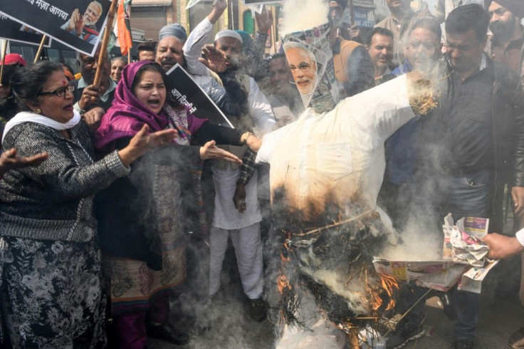 Sonia Gandhi, president of the opposition Congress party, has accused Modi's BJP party leaders of inflaming religious tensions