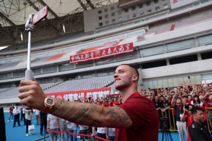 Austrian striker Marko Arnautovic left West Ham United for Shanghai SIPG in the Chinese Super League