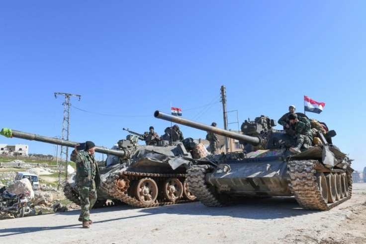 Syrian army units advance north of Idlib in a campaign to retake the last rebel enclave