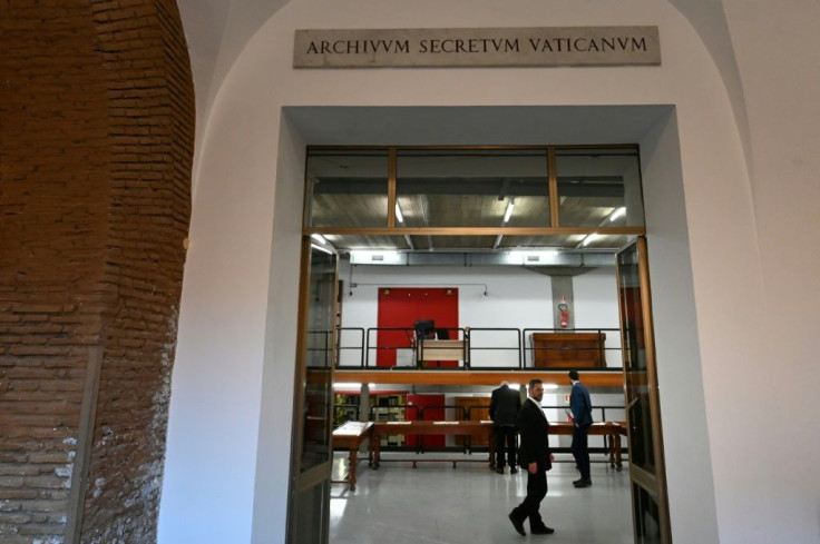 The entrance of the Vatican Apostolic Secret Archive