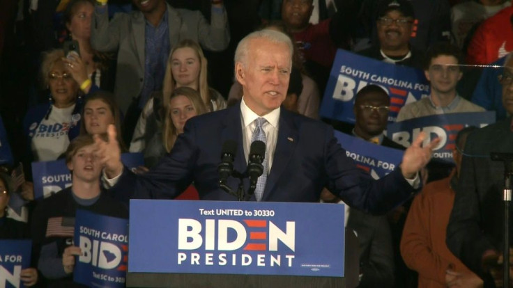 Biden celebrates his South Carolina win