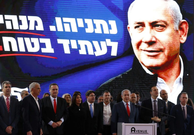 Netanyahu goes into Monday's poll battling for his political survival
