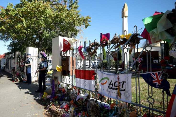 New Zealand police say a threat to Christchurch's Al Noor mosque, pictured in 2019, has been posted on encrypted messaging app Telegram