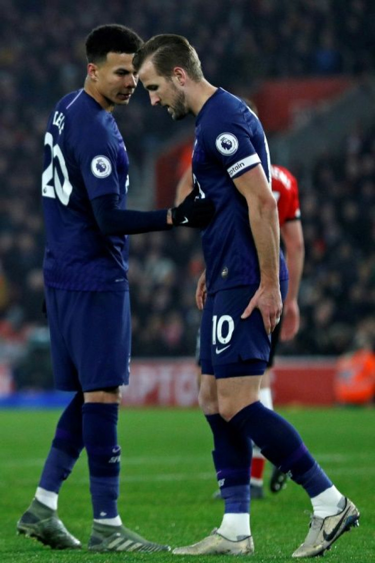 Tottenham Hotspur striker Harry Kane (R) is currently out injured and his fitness is a concern for England ahead of the tournament
