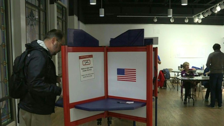 Voters cast their ballots in Arlington, Virginia, one of the 14 Super Tuesday states