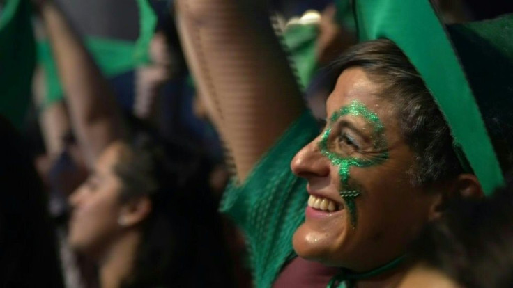Thousands of women, many sporting the green scarves that have become the symbol of Argentina's abortion rights movement, rally in Buenos Aires to campaign for a new bill to legalise abortion, two years after a similar bill was narrowly defeated.
