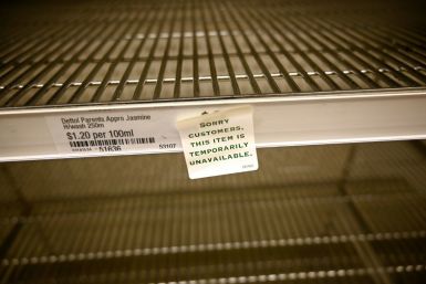 There has been a run on some items at Australian supermarkets due to coronavirus concerns
