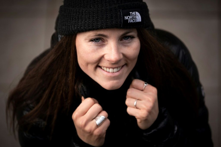 Marion Haerty says she had to put up with mocking from male members of her training group when she was starting out in the sport of freeride