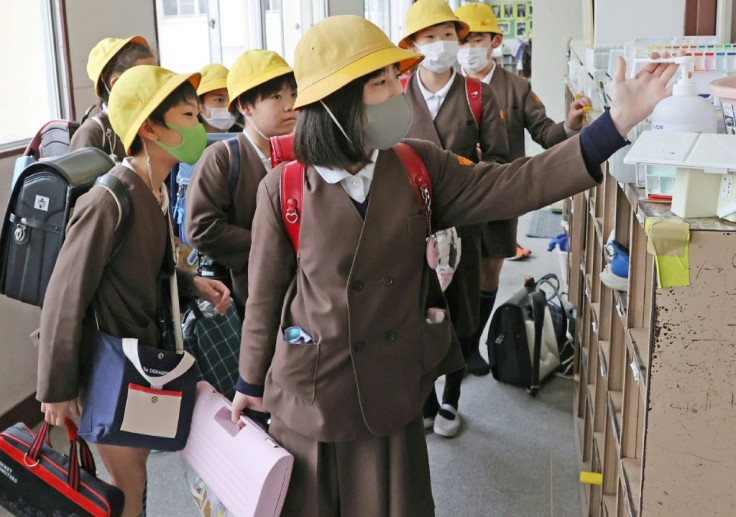 In Japan nearly all schools are closed through March and spring break
