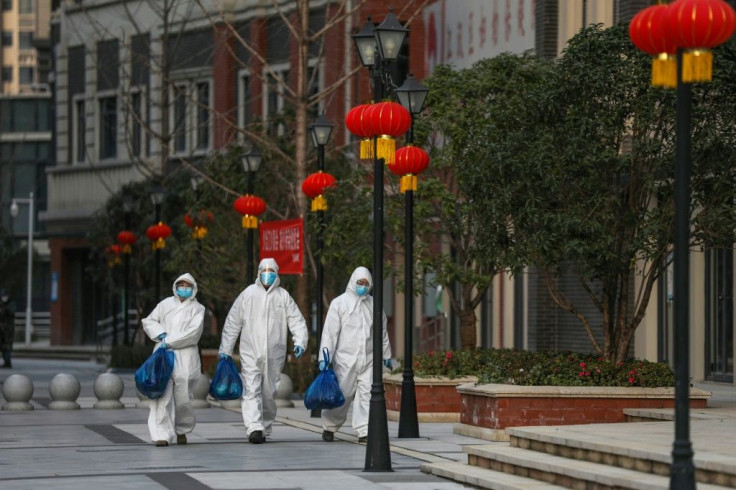 Many residents in the virus-hit city of Wuhan, China, are depending on online group-buying services to get food