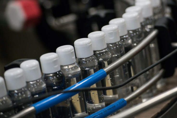 Gel comes off the production lines at Gilbert's Plouedern plant in Brittany with producers "under siege"