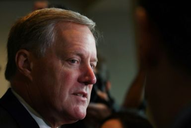 North Carolina representative Mark Meadows (pictured November 2019) has been appointed US President Donald Trump's new Chief of Staff