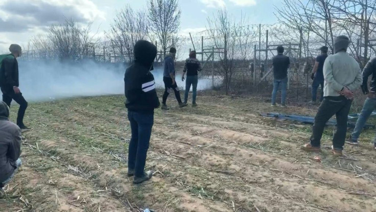 Migrants on the Turkish side of the border clashed with police amid new tensions