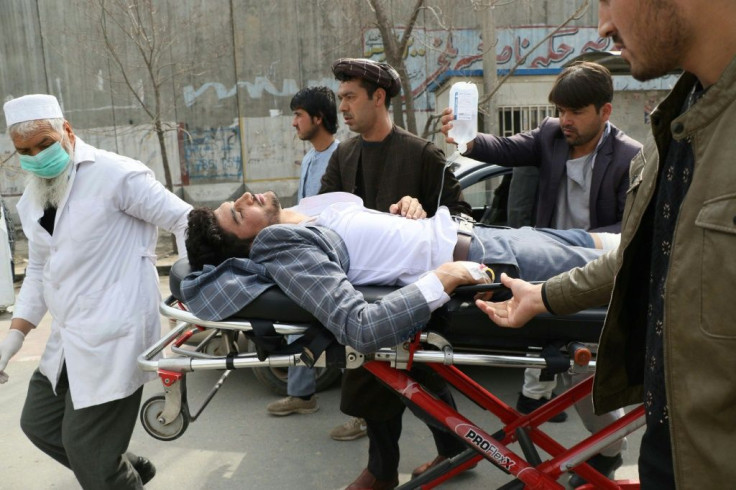 A jihadist attack on a political rally in Kabul on Friday killed 32 people and wounded dozens